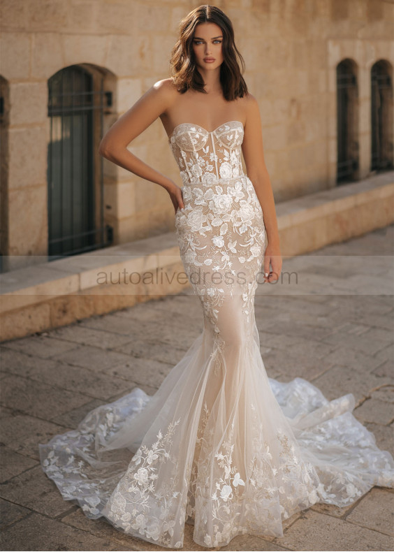 Sexy Silver Gray Lace Tulle Wedding Dress Sexy Silver Gray Lace Tulle Wedding Dress